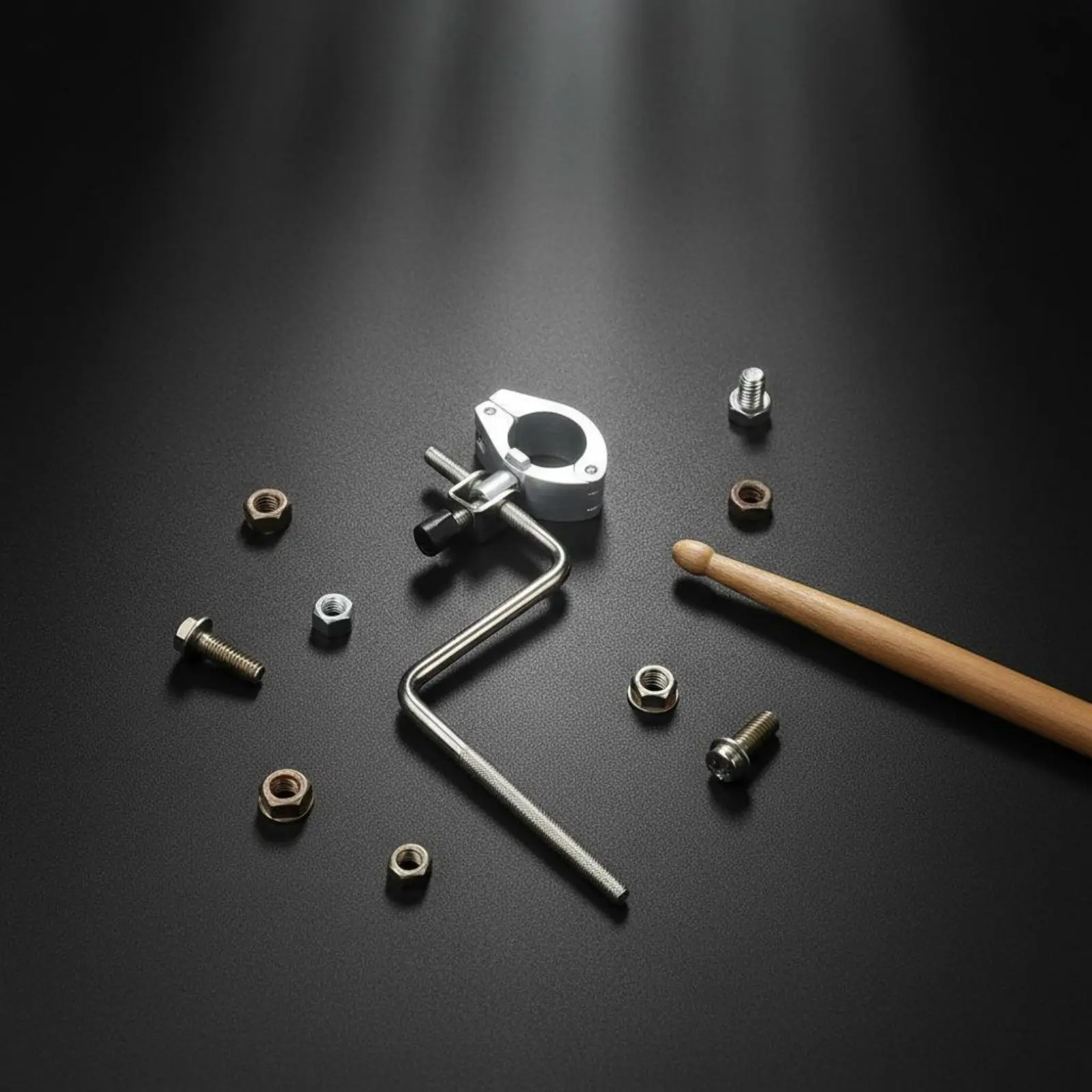 

Drum Rack Clamp Sturdy Duty Metal Drum Rack Pipe Clamp Percussion Mounting Bracket Easy Installation Musical Instrument Part
