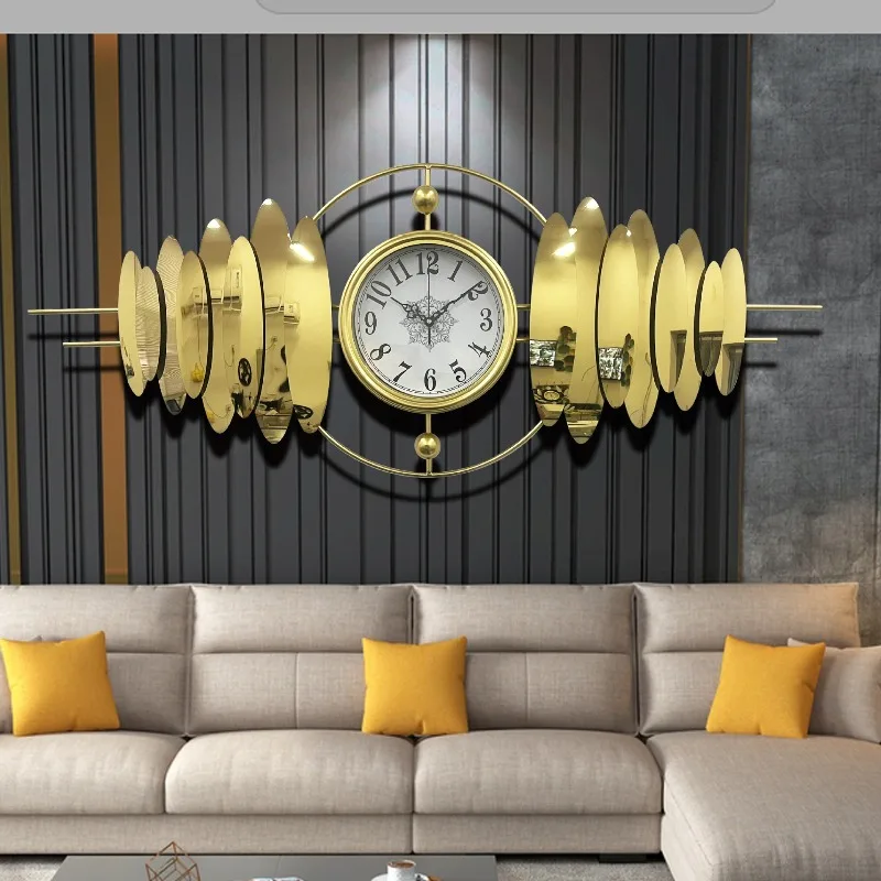 Modern Creative Living Room Clocks Home Silent Clocks Art Wall Clocks Disassembly and Assembly Entrance Background Decoration