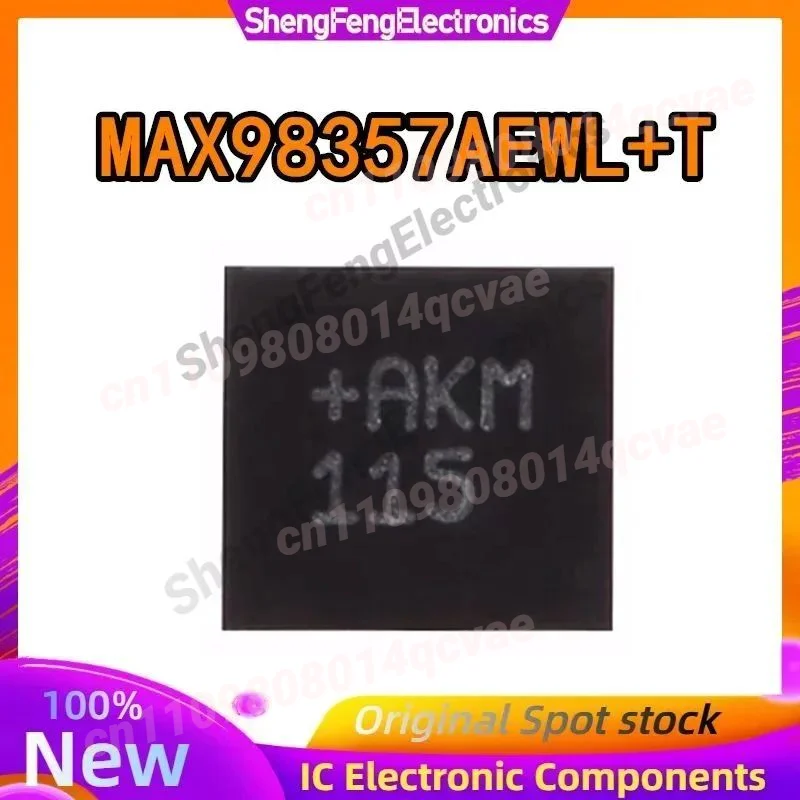 10PCS 100% New MAX98357AEWL+T MAX98357AEWL MAX98357A MAX98357 AKM BGA Chipset