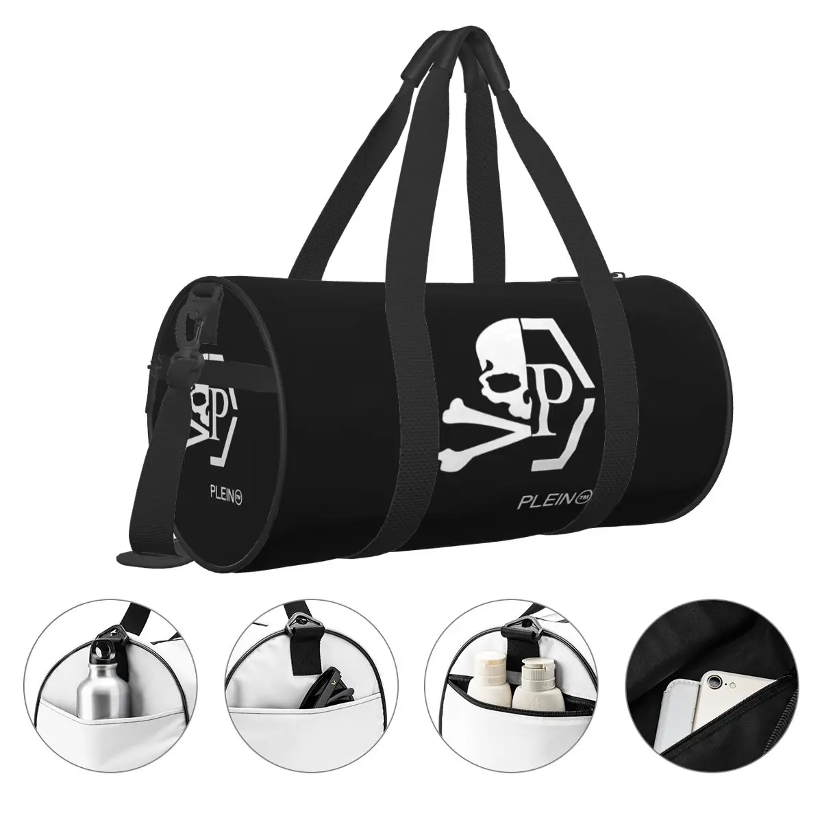 Philipps Pleining Sports Bags Travel Gym Bag Large Graphic Handbags Men Custom Weekend Fitness Bag