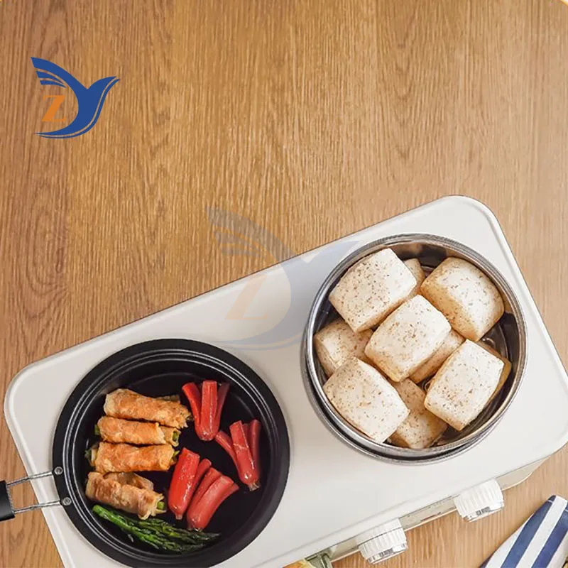 Breakfast Machine Multi-functional Home 4-in-1 Cooking Baking Deep Frying Intelligent Double Stove Fried Egg Sandwich Small Boil