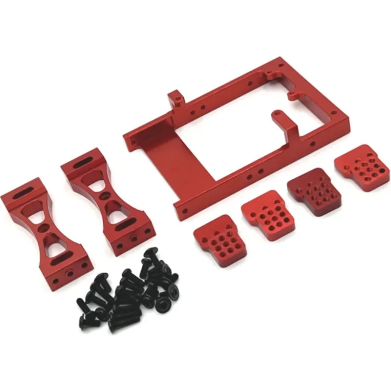 RC Car Parts Metal Upgrade Beam Servo Compartment Suspension Bracket Set Fit For MN 1/12 WPL 1/16 JJRC FY RC Car Accessories