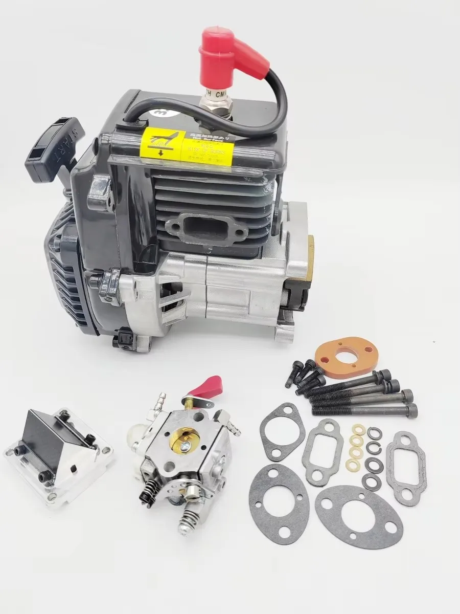 Wlot skrzyni korbowej silnika dwusuwowego z aluminiowym zaworem zwrotnym o dużym przepływie CNC do 1/5 ROFUN LT LOSI 5IVE-T HPI BAJA