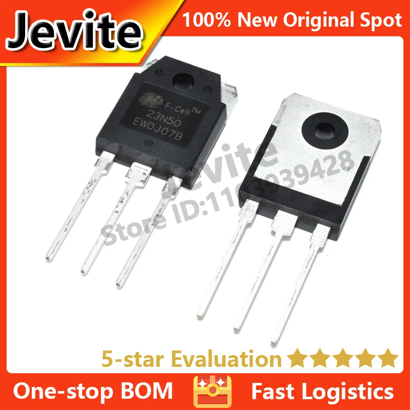 

Jevite 100% New Original electronics Controller 10-50 units/lote SVF23N50PN TO-220 500V 53A MOSFET transistor