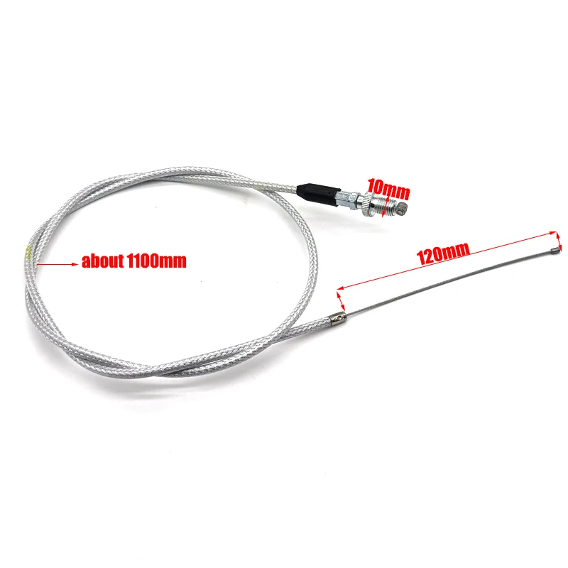 Universal Motorcycle 1100mm Accelerator Throttle Cable For Honda Yamaha Kawasaki Suzuki ATV 50-250cc Dirt Pit Bike MX Motocross