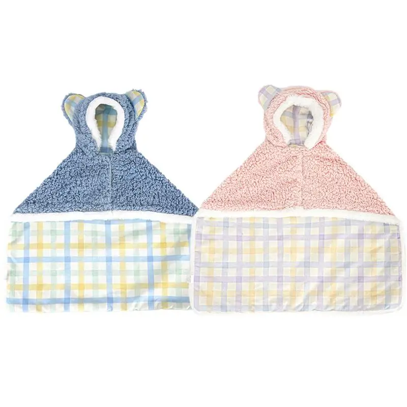 

Soft Dog Blanket Dog Winter Blanket With Hat Soft Dog Winter Coat With Hat Kitten Thicken Cloak Blanket For Small Medium Dogs
