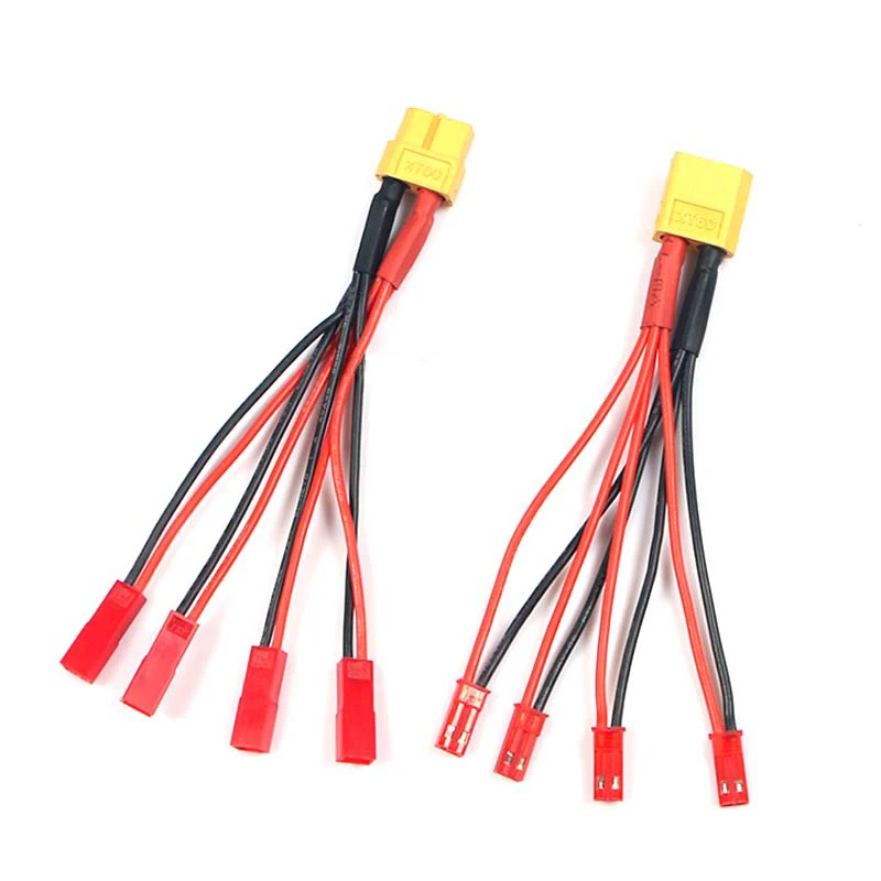 3PCS 10cm/15cm/20cm Lithium Battery XT60 to JST Adapter Cable 20AWG Silicone Wire Male to Female Connector for RC Model Airplane