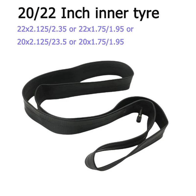 20/22 inch Electric Bicycle Electric Vehicle Wheel Parts 20x2.125/2.35  electric bicycle inner tube Butyl Rubber