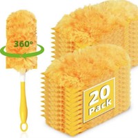 360°rotating Household Replaceable Electrostatic Adsorption Duster 10pcs High Efficiency Dusting Dead-end Cleaning Tool