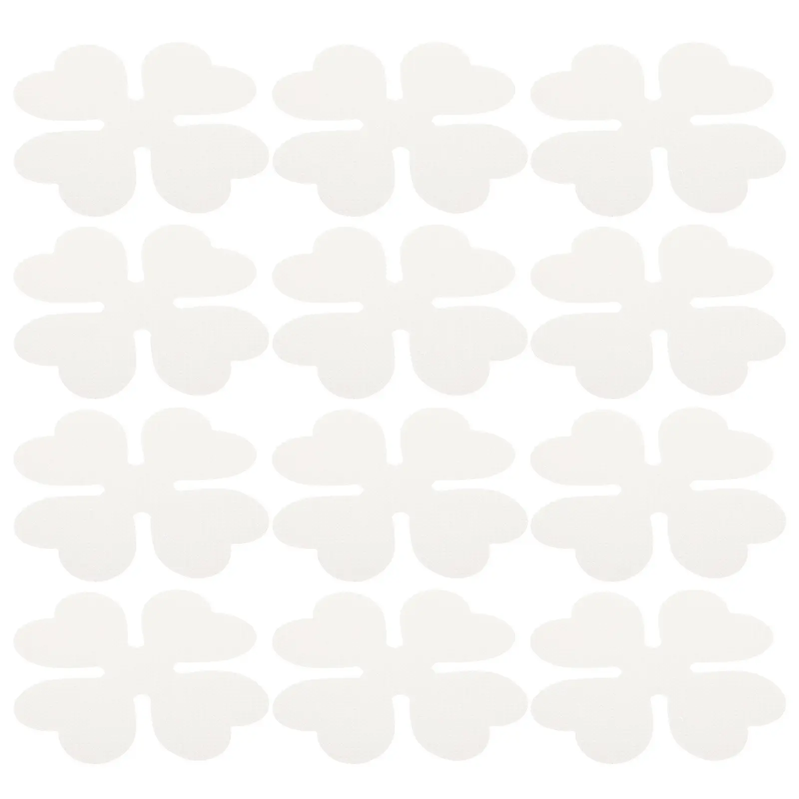 

Набор из 12 съемных противоскользящих наклеек-клеверов для ванной комнаты: безопасные декоративные стикеры для пола в душе и ванной, предотвращающие скольжение на гладких поверхностях