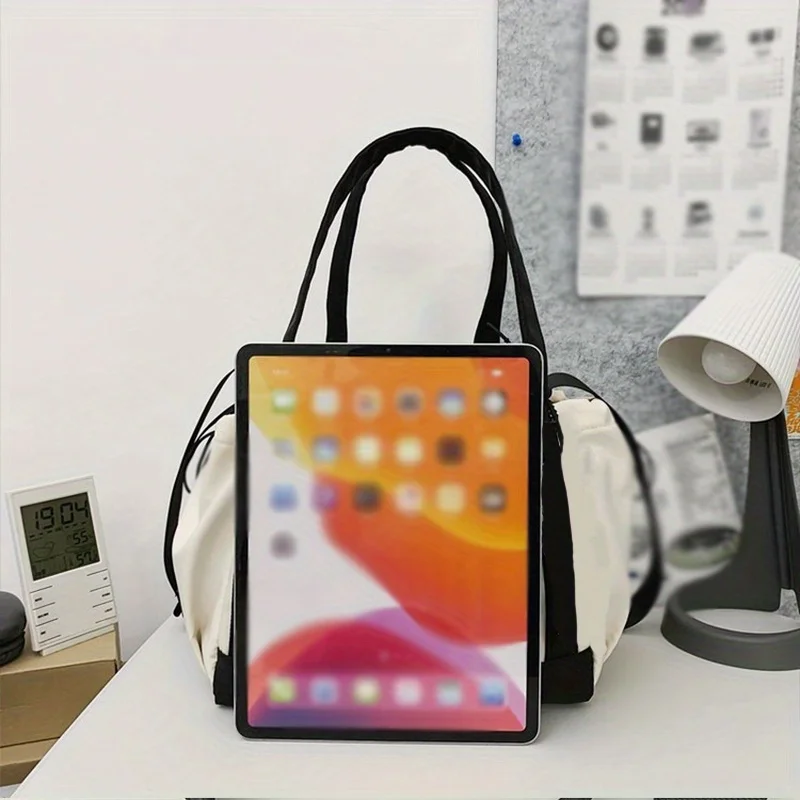 Elegante borsa a tracolla singola da donna di grande capacità borsa a tracolla con coulisse grafica a stella borsa da pendolare Casual per tutti i