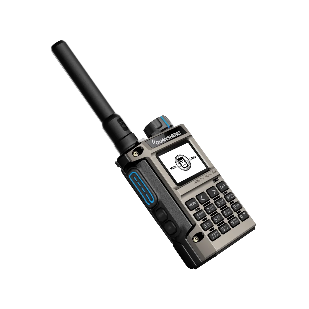 

QUANSHENG UV-K1(8) MINI KONG Two Way Radio Mental Front case 5W Output Power UHF VHF HAM Radio Amateur Walkie Talkie UVK18