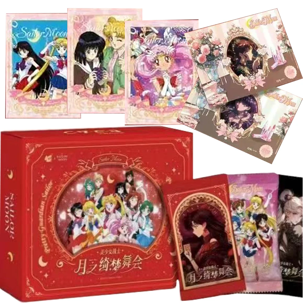 

Sailor Moon Collection Cards Magical Girl Anime Protagonist Star Background Series Rare Card Fans' Favorite Creative Gifts Toys