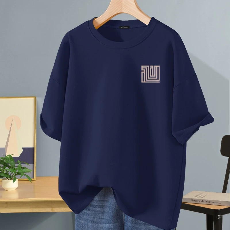 NOVEDAD DE VERANO 2025, camiseta de manga corta de algodón Jeanswest, camiseta holgada de moda para hombre, camiseta Unisex lo mismo