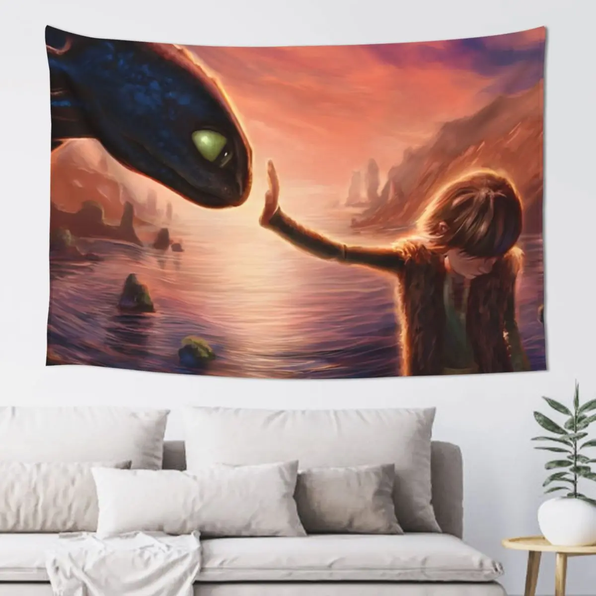 

How to Train Your Dragon Tapestry Decorations For Room Home Decorators Tapestry