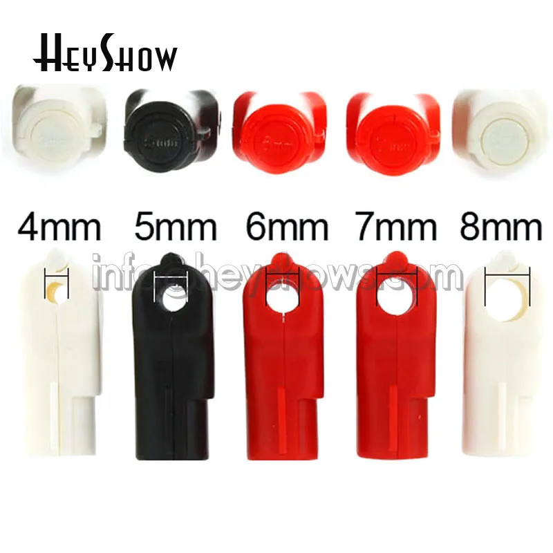 500Pcs EAS Security Display Hooks Anti-Theft Locks Stop Catch for Shop Supermarket in Black White Red Express Shipping Included