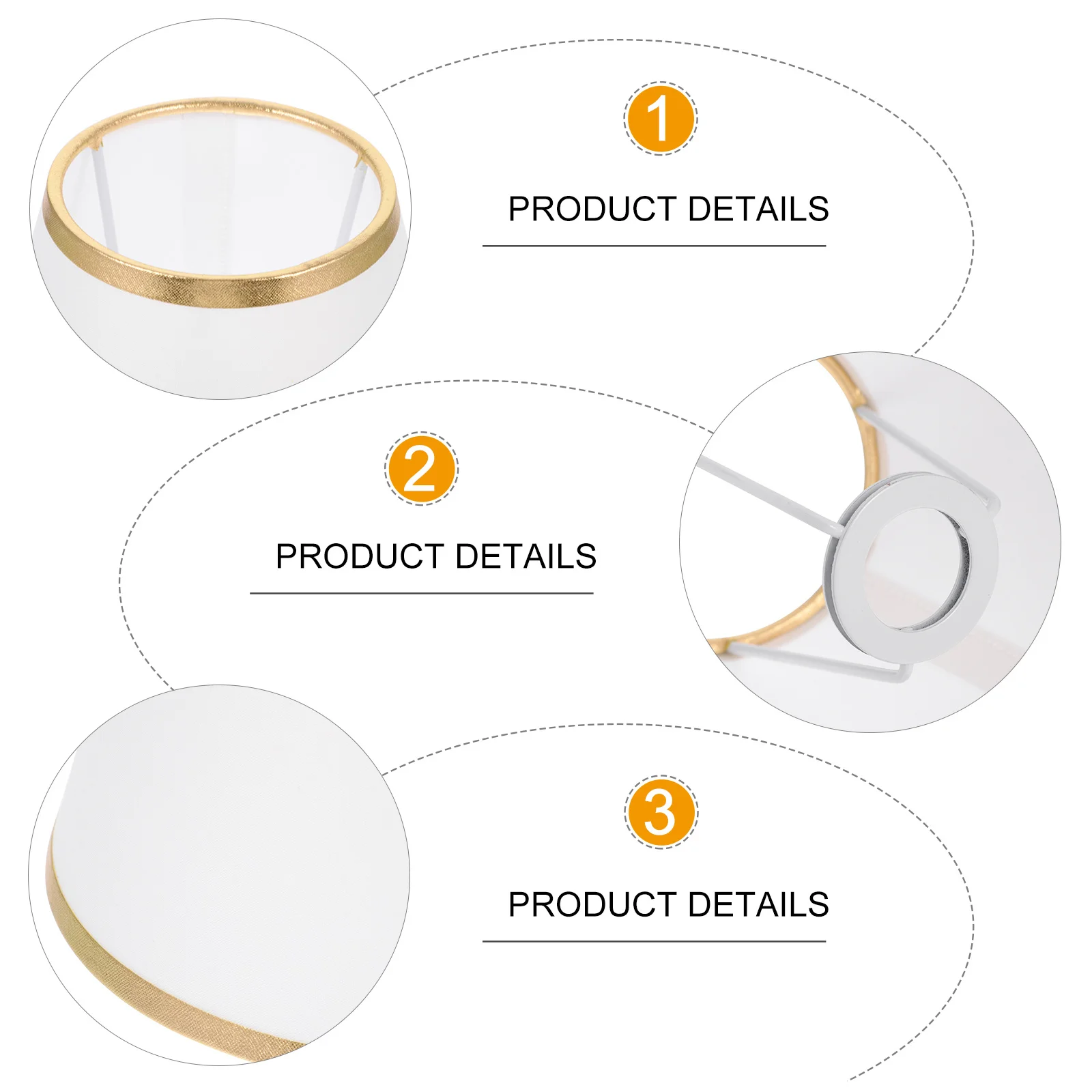 

1pc Cloth Lamp Shade For Ceiling Wall Floor Lamp Dust Cover Decorative Light Diffuser Fabric Shade Cover Lighting Accessory