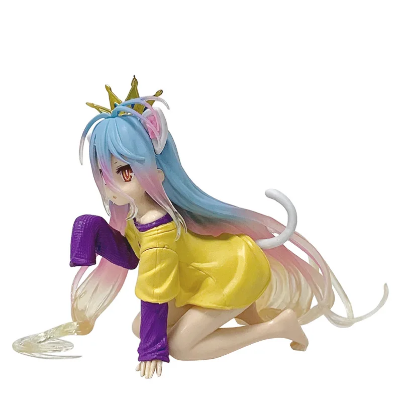 Anime Figur KEIN SPIEL KEIN LEBEN Action-figuren Shiro Animation Figuren Ornamente Sammlung Modelle Spielzeug Geschenke
