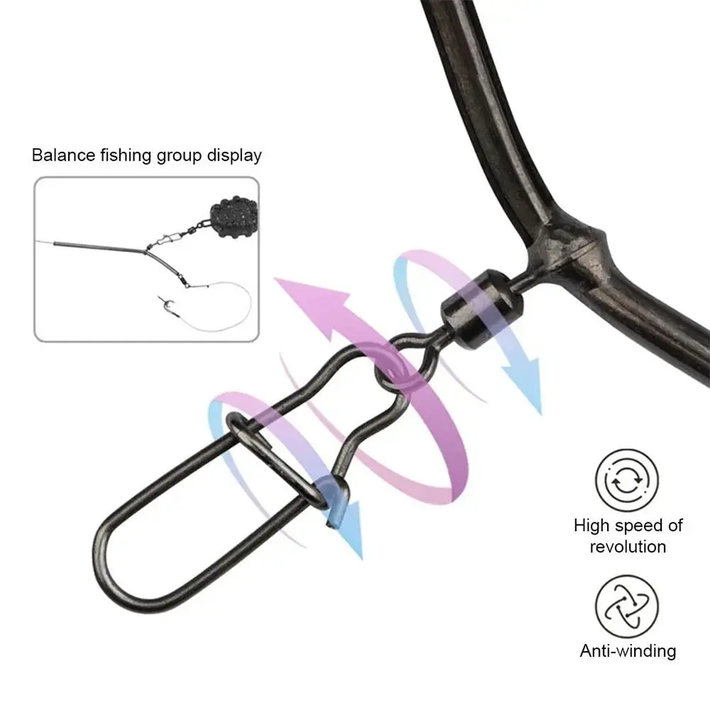 5Pcs 5/7/9cm Fishing Balance Connectors Small Style Copper Brass Tube Balances Feeder Boom Anti-Tangle Fishing Tackle