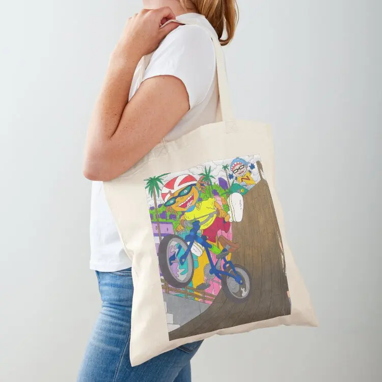 

Сумка-шоппер Rocket Power Otto Rocket Nickelodeon, женская сумка-шоппер, многоразовая сумка для покупок, женская сумка-шоппер