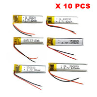 10PCS 500839 500830 400930 500845 350829 350833 450833 450835 Battery for AirPods Wireless TWS Bluetooth Earphone i7 i8 i9 i10
