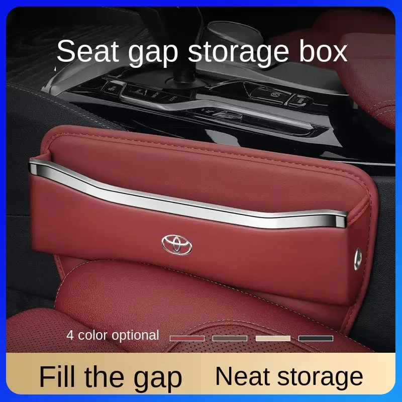 

Car seat gap phone storage box, car interior products For Toyota Prius Avensis Rav4 Auris Yaris Verso Cruiser Camry Highland TRD