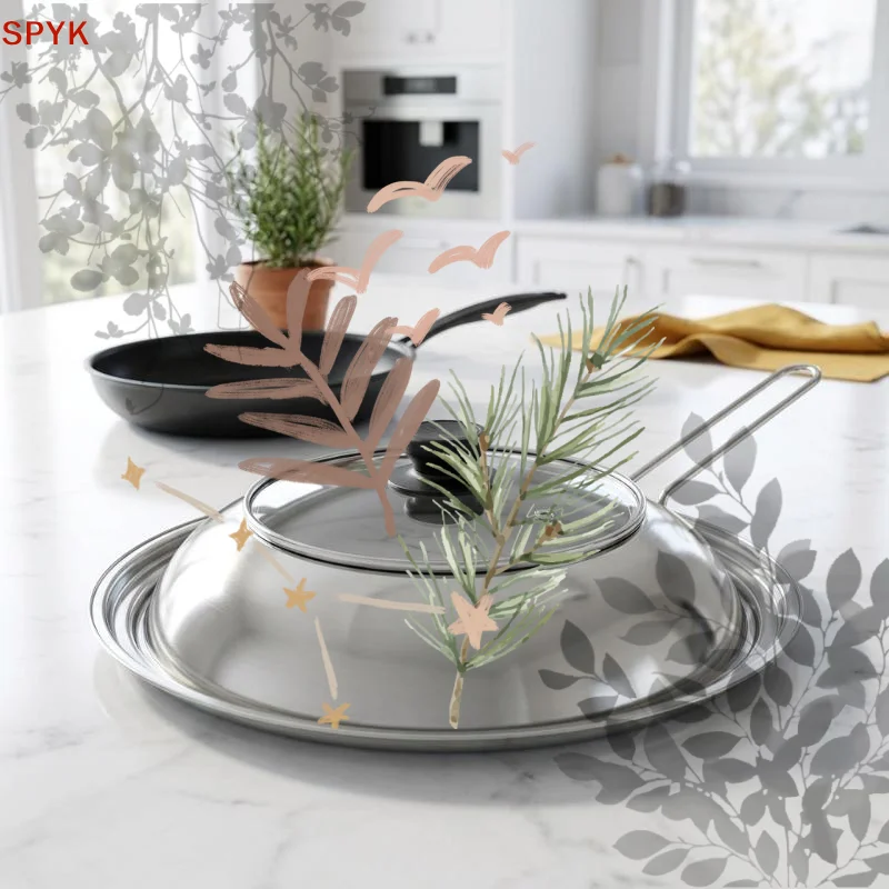 New 30/32/34/36cm Oil Splatter Guard Heat Resistant Visible Frying Pan Splatter Cover Detachable Pot Lid Home Kitchen