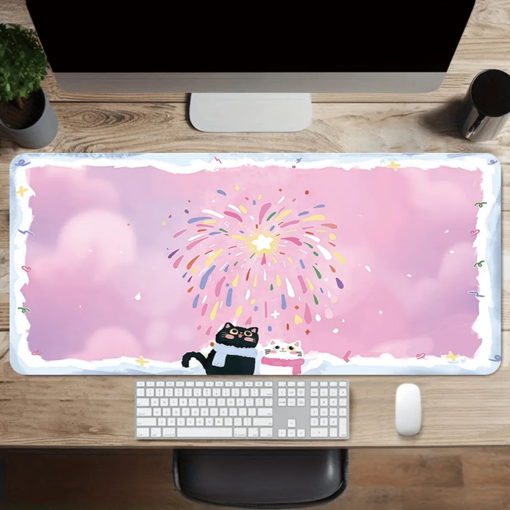 Tapis de souris et tapis de clavier pour ordinateur à écran plat, tapis de souris et accessoires de jeu, accessoires de bureau, tapis de souris