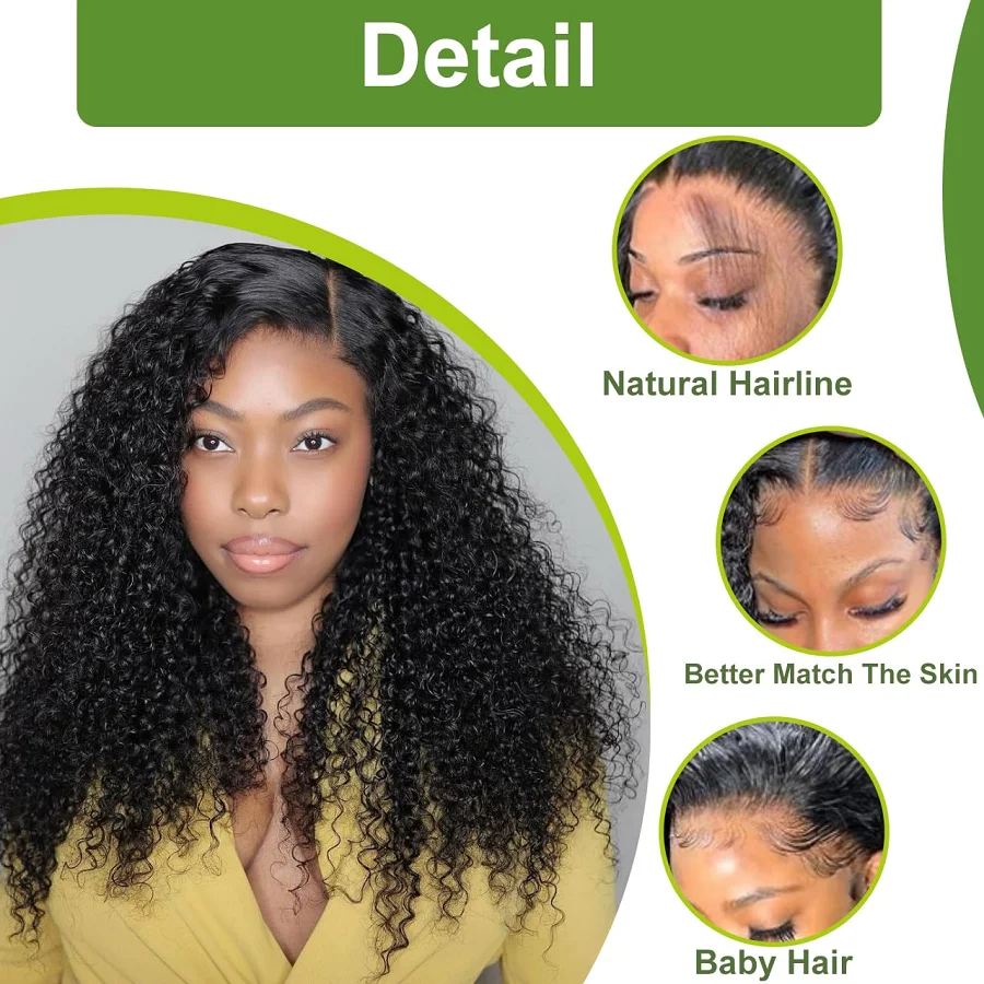 Molhado e ondulado 13x4 peruca dianteira do laço cabelo humano encaracolado peruca 100% cabelo humano virgem pré arrancado perucas para mulher com linha fina natural