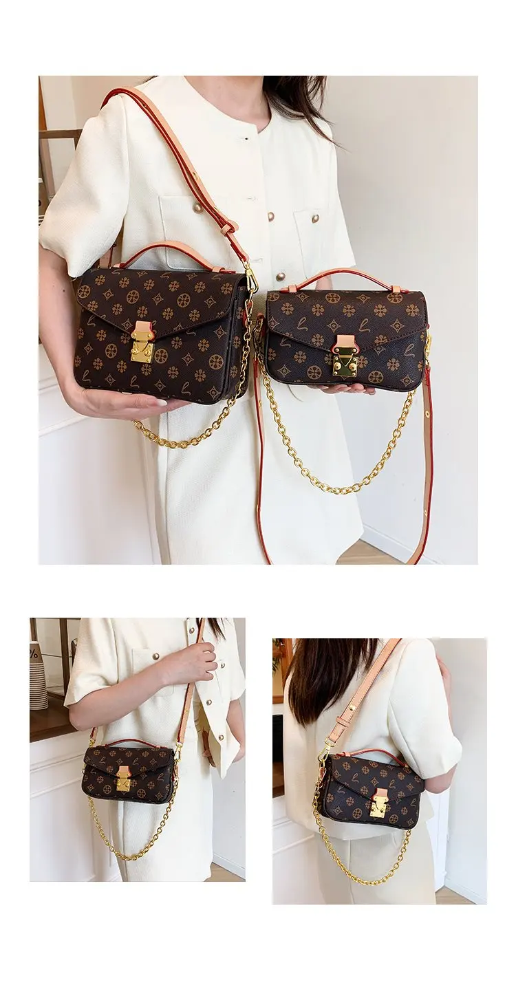 Trendy Elegant Paris Inspired Diaper Bag Luxury Textured Leather Crossbody Handbag For Women Large Capacity Classic Messenger