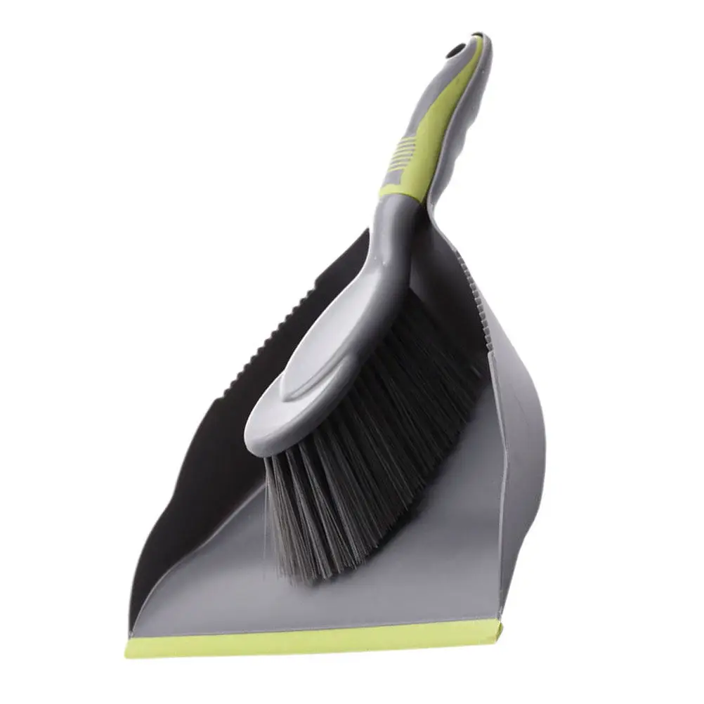 1Set Desktop Cleaning Brush Small Broom Keyboard Broom Dustpan Shovel Combination for Desktop Cabinet Keyboard Cleaning