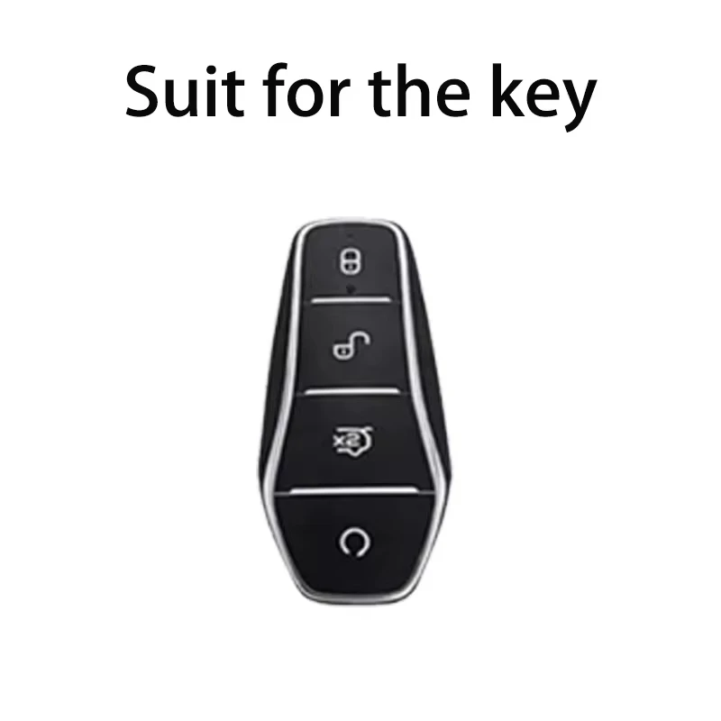 Crystal Pink for BYD Atto 3 Han EV Dolphin Song PRO Max Tang DM Yuan Dolphin E2 Qin PLUS Car Key Case Cover Keychain Accessories