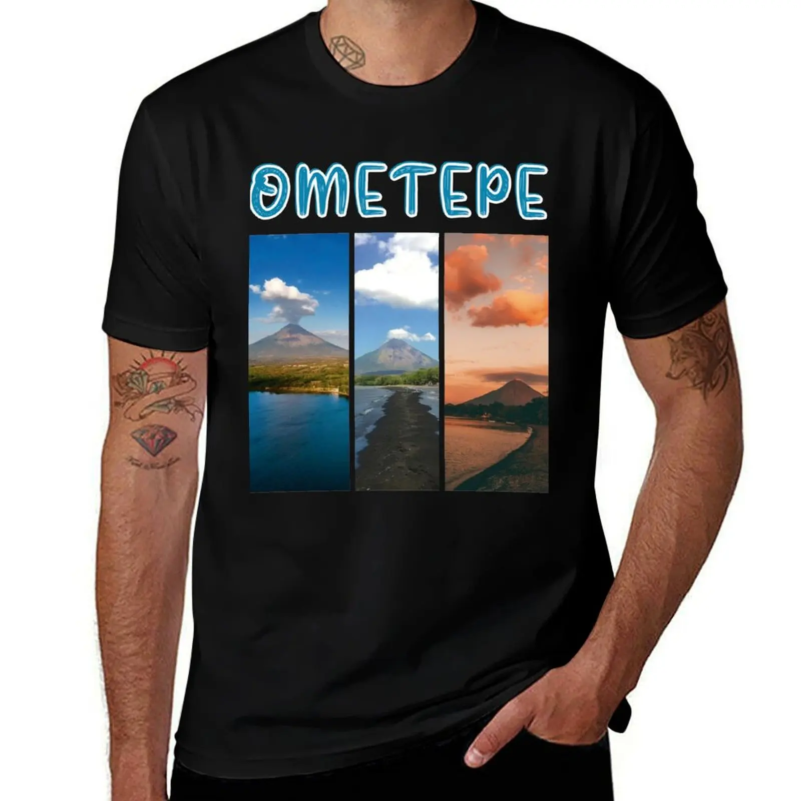 

Ometepe Island T-Shirt Graphic Print Short Sleeve T-Shirt