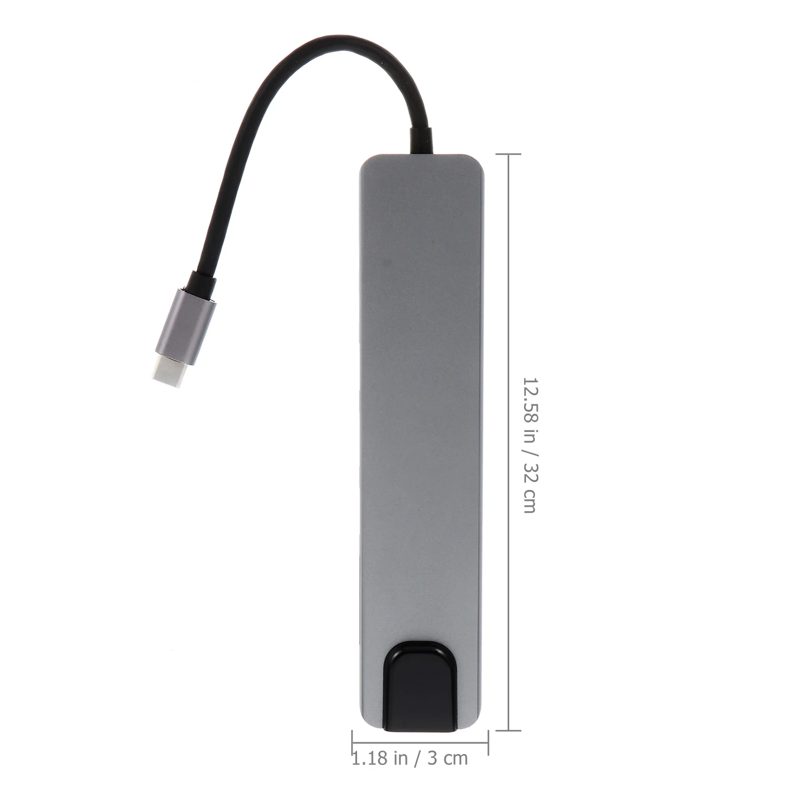 

8-в-1 USB-концентратор USB 3,0 многопортовый разветвитель из алюминиевого сплава для портативных компьютерных аксессуаров портативный концентратор данных адаптер расширения