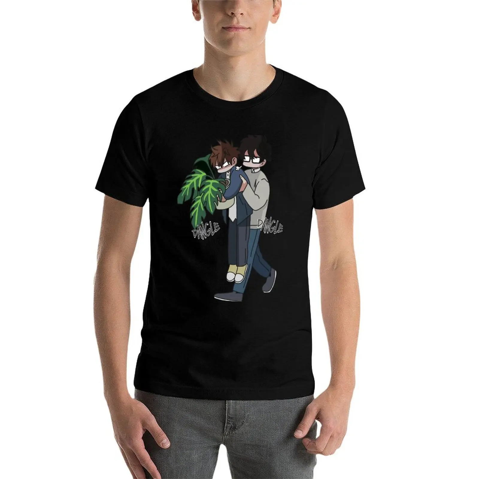 Sign (BLManhwa) (YAOI) Language – Suhwa – (??) by Ker. Yohan in the middle of carrying Gyoon carriying a plant T-Shirt view 4