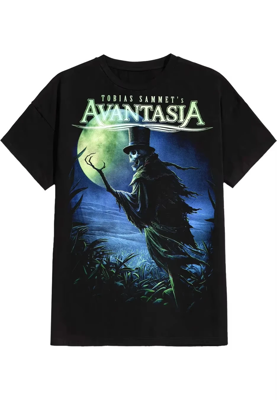 

Футболка с короной и черепом Avantasia, летняя роскошная брендовая хлопковая мужская и женская футболка с коротким рукавом и принтом