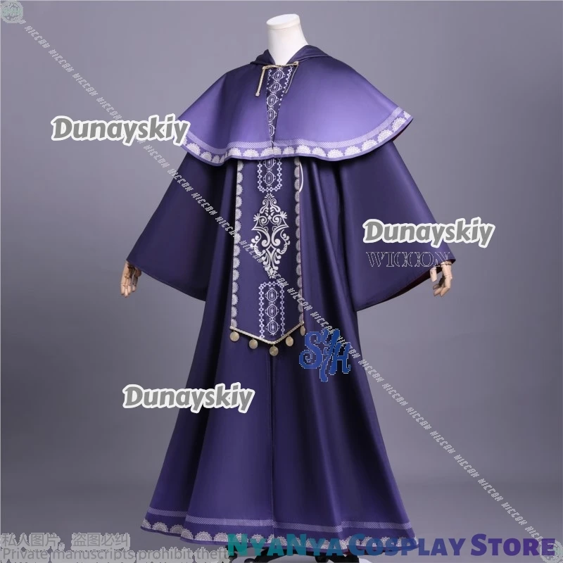 Monica Everett Secrets Of The Silent Witch Cosplay Anime Costume Magical Girl Magic School Purple Cape Halloween Christmas Party