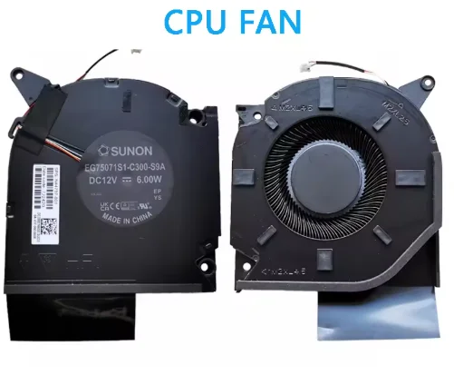 

For Laptop CPU GPU Cooling Fan HP OMEN 9 16-WF 16-XF TPN-C167 TPN-C168