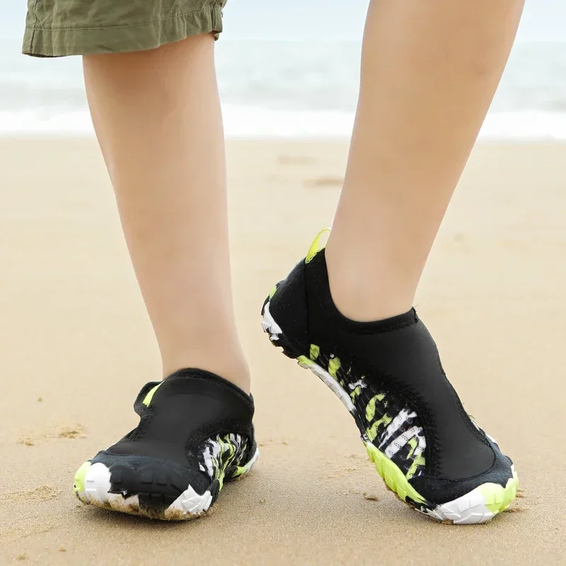 Swimming Beach Sneakers Children Diving Surfing Boating Wading Sports Shoes Kids Aqua Barefoot Water Shoes Quick-Dry Boys Girls