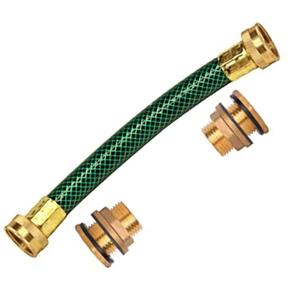 Rain Pail Linking Kit with Brass Fitting for Seamless Connection Between Compatible Rainwater Harvesting Buckets