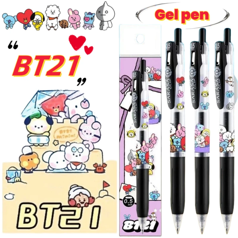 

BT21 RJ Koya Shooky, креативная нейтральная ручка с героями мультфильмов, специально для письма и экзаменов учащихся средних школ, ручка-клик, праздничный подарок