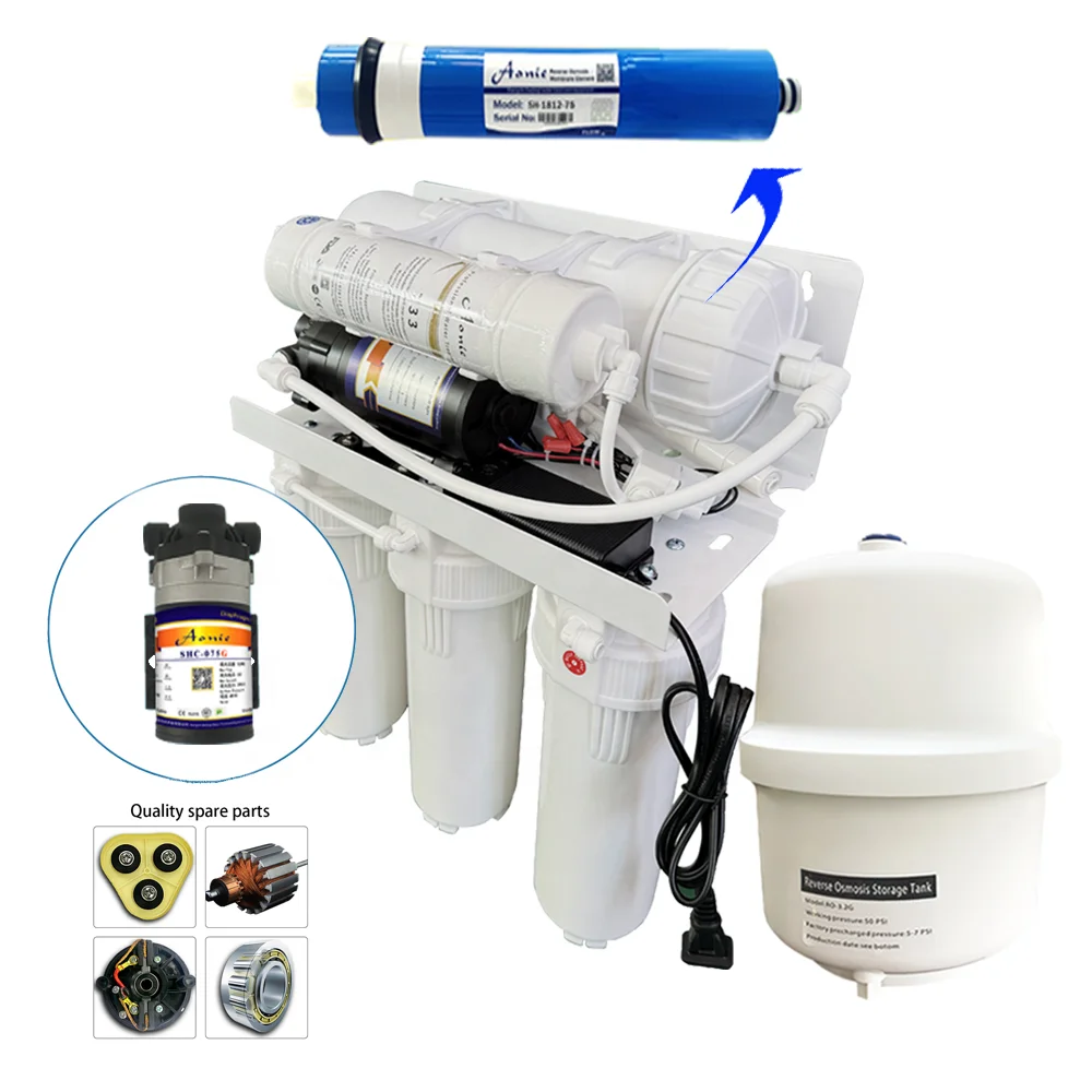 

Factory Outlet High Quality 5 Stage RO Water Purifier PP CTO UDF T33 RO Membrane