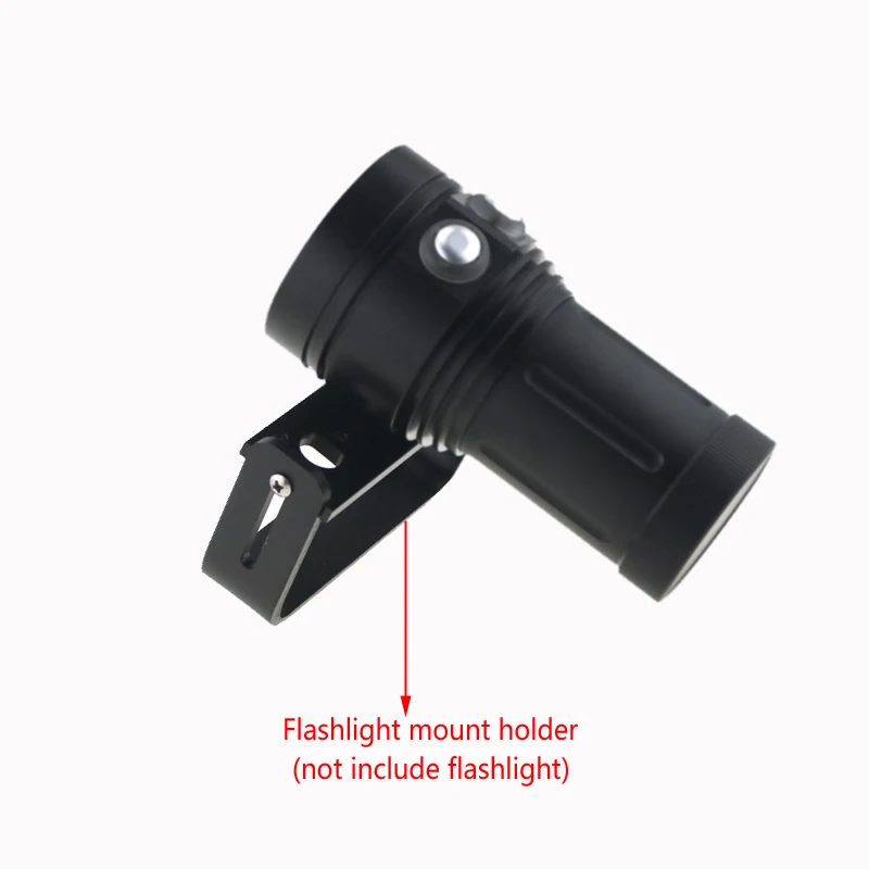 Diving Flashlight handle Professional Underwater Photography Light Holder 100M Waterproof Video Camera Torch Holder Only handle