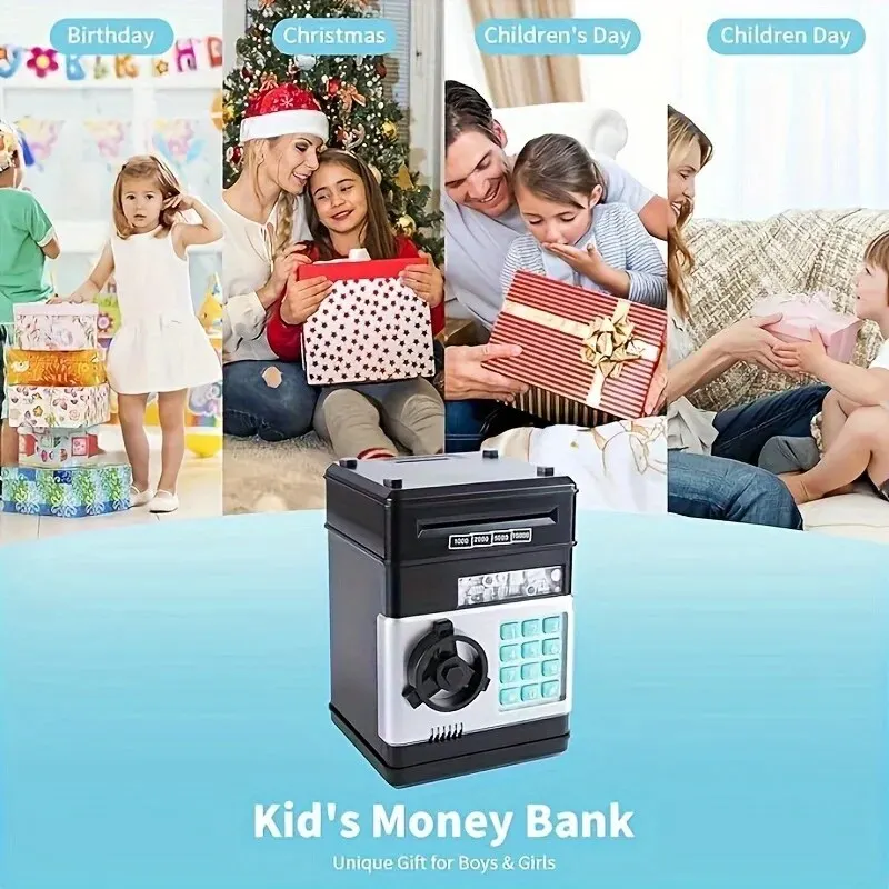 Elektronische Sparschwein Passwort Safe Box Spar büchsen für Kinder digitale Münzen Bargeld sparen Safe Geldautomat Kinder geschenke