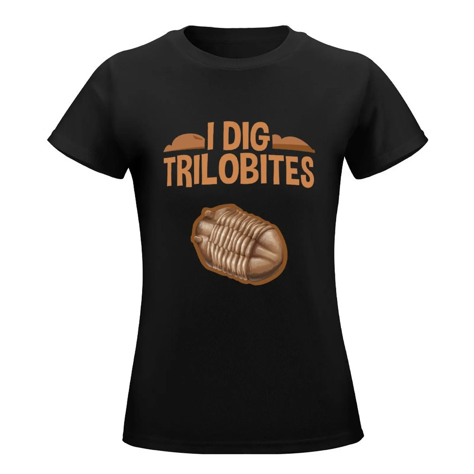 I Dig Trilobites Trilobite Fossil Hunter paleontologia t-shirt abbigliamento estetico nuova edizione t-shirt bianche per le donne