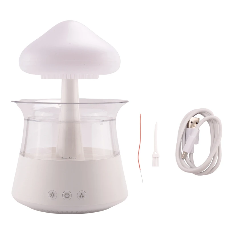 

Cloud Humidifier Essential Oil Diffuser Nano Mist Diffuser With 7 Colours LED Lights, Humidifier For Home Office