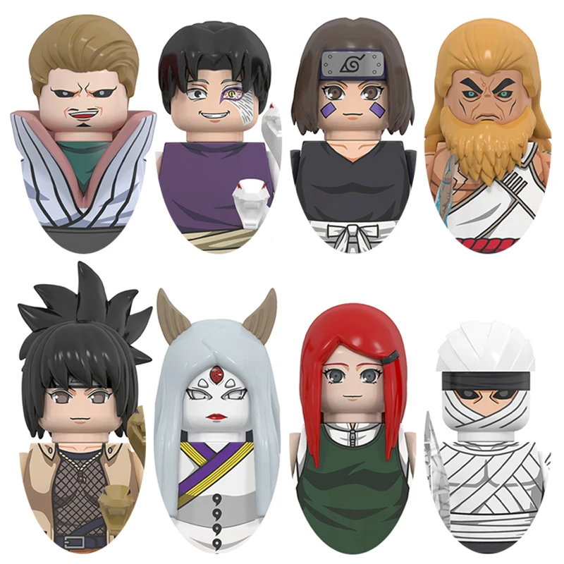 

Новый стиль WM6154 Наруто Yakushi Kabuto аниме мини-фигурки героев, сборные игрушки для детей, подарок на день рождения и Рождество