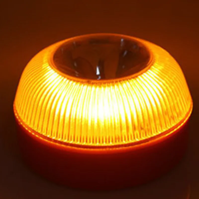 

Led Traffic Emergency Warning Light Road Safety Signal Light Magnetic Adsorption Durable High Brightness Safety Lighting Tool