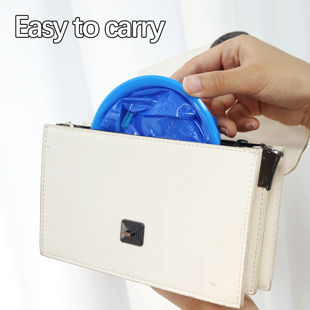 Portable Disposable Travel Car Airplane Motion Sickness Nausea Vomit Cleaning Bag Blue Clean Eco-Friendly Plastic Bag Cars Part