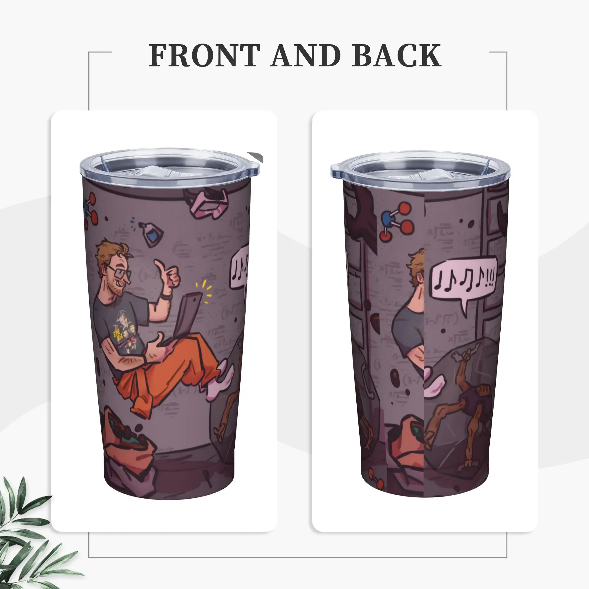 Project Hail Mary Insulated Tumbler with Lid Ryland Grace Rockys Vacuum Coffee Mugs Outdoor Travel  Bottle Cups, 20oz